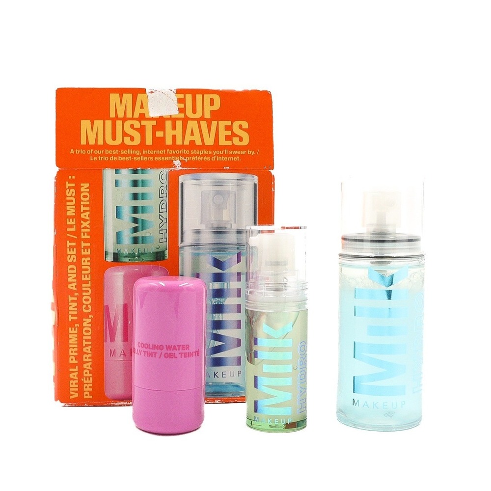 Milk Makeup - Makeup Must-Haves - Viral Prime, Tint, and Set Set - 3 Count